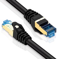 Montis Kabel sieciowy S/FTP MT041-3 CAT.7 Сетевой кабель 3 м Черный Cat7 S/FTP (S-STP) цена и информация | Кабели и провода | pigu.lt