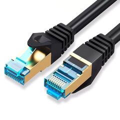 Montis Kabel sieciowy S/FTP MT041-3 CAT.7 Сетевой кабель 3 м Черный Cat7 S/FTP (S-STP) цена и информация | Кабели и провода | pigu.lt