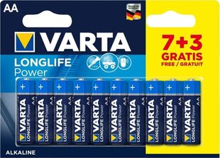 Varta Longlife Power LR6/AA батарейки, 10 шт. цена и информация | Батарейки | pigu.lt