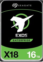 Жесткий диск Seagate EXOS X18 16 TB 3,5" цена и информация | Внутренние жёсткие диски (HDD, SSD, Hybrid) | pigu.lt