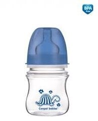 Бутылочка для кормления с широким горлышком CANPOL BABIES EasyStart разноцветные животные 35/205, 120 мл цена и информация | Бутылочки и аксессуары | pigu.lt