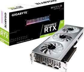 Gigabyte GeForce RTX 3060 VISION OC 12G (GV-N3060VISION OC-12GD) kaina ir informacija | Vaizdo plokštės (GPU) | pigu.lt