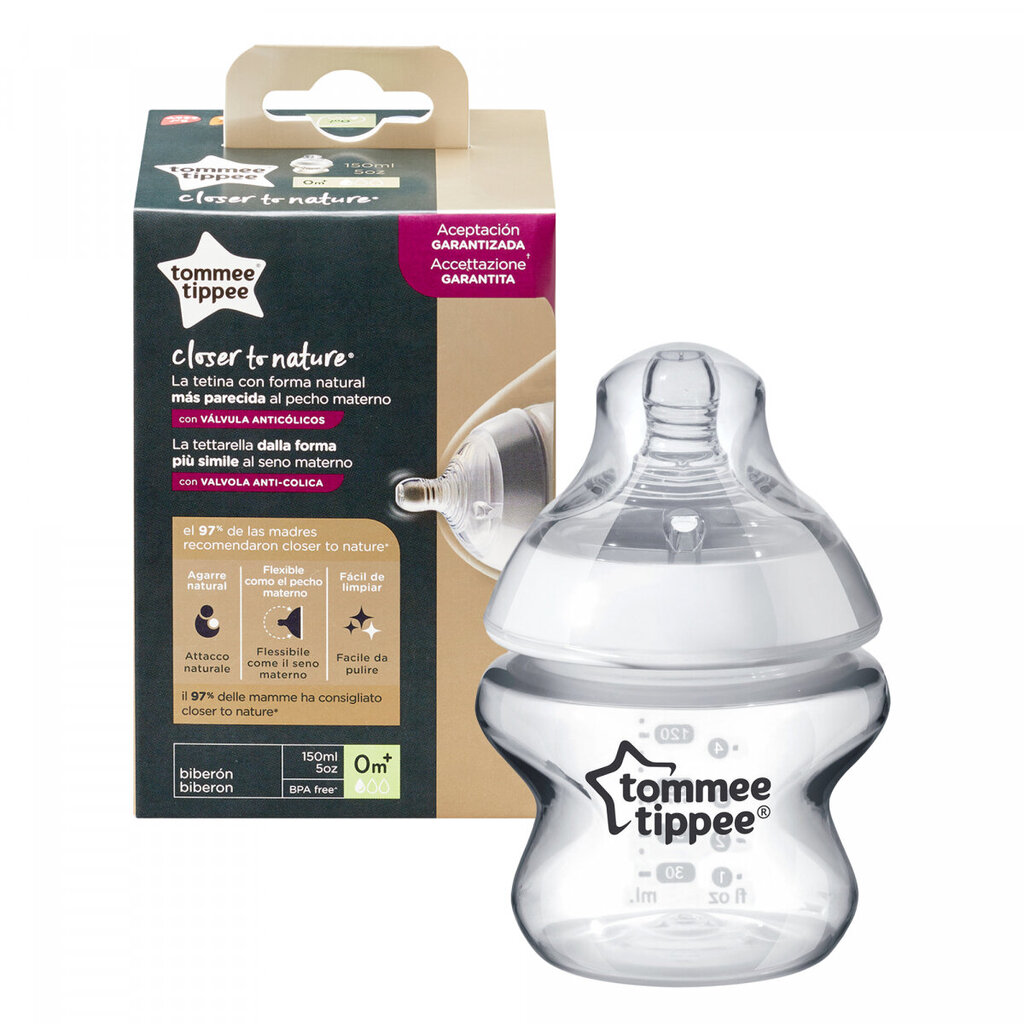 Buteliukas Tommee Tippee su žinduku, 150ml цена и информация | Buteliukai kūdikiams ir jų priedai | pigu.lt