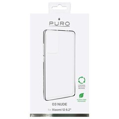 Puro Nude 0.3 Xiaomi 12|12x przeźroczysty|transparent XM1203NUDETR цена и информация | Чехлы для телефонов | pigu.lt