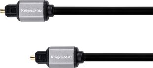 Kruger Matz Basic Toslink-Toslink оптический кабель 50 см цена и информация | Кабели и провода | pigu.lt