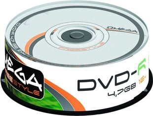 Omega DVD-R, 12 vnt. kaina ir informacija | Vinilinės plokštelės, CD, DVD | pigu.lt