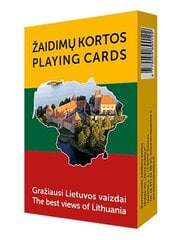 Žaidimo kortos Gražiausi Lietuvos vaizdai цена и информация | Настольные игры, головоломки | pigu.lt