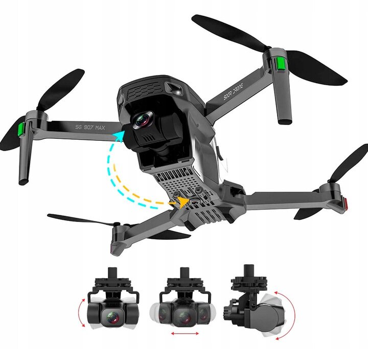 Dronas Sanjoyo SG907 MAX 800 m 2600 mAh цена и информация | Dronai | pigu.lt