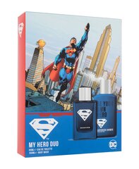 Набор DC Comics Superman EDT50 мл + гель для душа 150 мл цена и информация | Духи для детей | pigu.lt