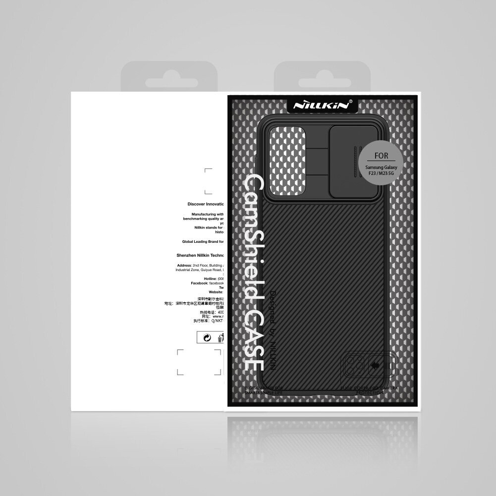 Nillkin CamShield Hard Case skirtas Samsung Galaxy M23 5G, juodas kaina ir informacija | Telefono dėklai | pigu.lt