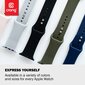 Crong Watch Band Orange kaina ir informacija | Išmaniųjų laikrodžių ir apyrankių priedai | pigu.lt