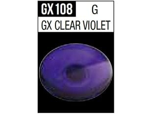 Akriliniai dažai Mr.Hobby - Mr.Metallic color GX serijos Clear Violet, 18 ml, GX-108 kaina ir informacija | Piešimo, tapybos, lipdymo reikmenys | pigu.lt