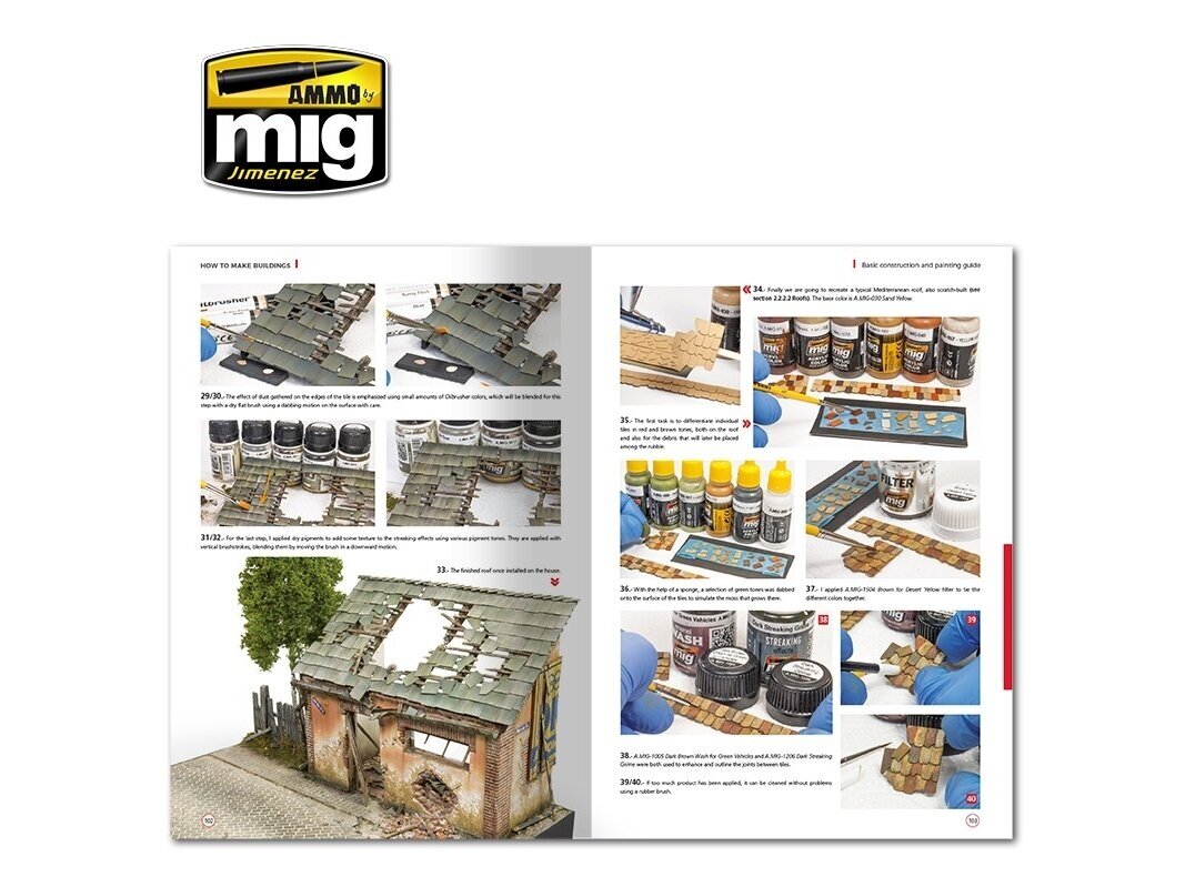 Ammo Mig - How to make buildings basic construction and painting guide 6135 цена и информация | Knygos paaugliams ir jaunimui | pigu.lt