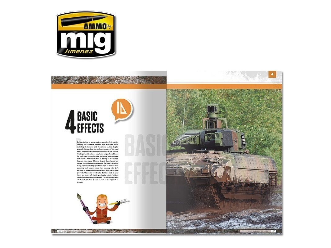 Ammo Mig - Modelling school - How to make mud in your models (English), 6210 цена и информация | Knygos paaugliams ir jaunimui | pigu.lt