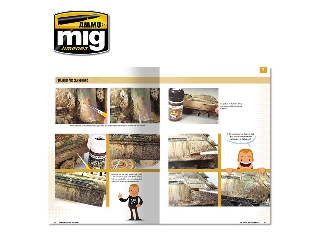 Ammo Mig - Modelling school - How to make mud in your models (English), 6210 цена и информация | Knygos paaugliams ir jaunimui | pigu.lt