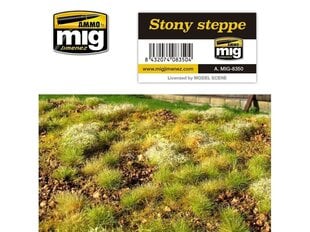 Miniatiūrų dekoratyvinė žolė AMMO MIG STONY STEPPE, 8350 цена и информация | Искусственные цветы | pigu.lt