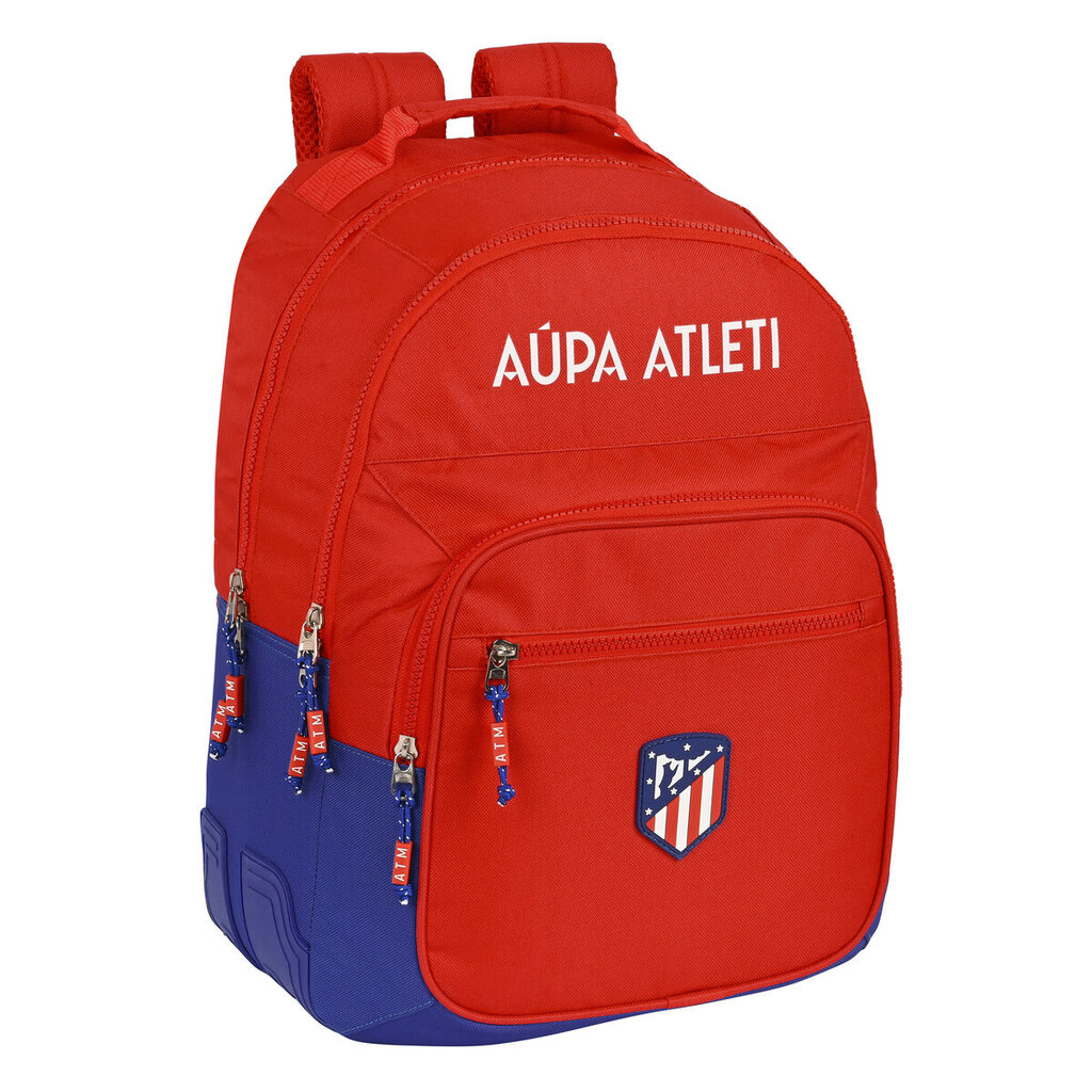 Mokyklinis krepšys Atlético Madrid Raudona Tamsiai mėlyna (32 x 42 x 15 cm) цена и информация | Kuprinės mokyklai, sportiniai maišeliai | pigu.lt