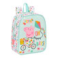Mokyklinis krepšys Peppa Pig Cosy corner Šviesiai mėlyna (22 x 27 x 10 cm) цена и информация | Kuprinės mokyklai, sportiniai maišeliai | pigu.lt