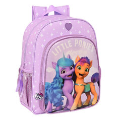 Mokyklinis krepšys My Little Pony Alyvinė (32 x 38 x 12 cm) kaina ir informacija | My Little Pony Prekės mokyklai | pigu.lt