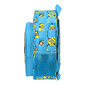 Mokyklinis krepšys Minions Minionstatic Mėlyna (26 x 34 x 11 cm) цена и информация | Kuprinės mokyklai, sportiniai maišeliai | pigu.lt