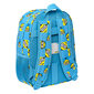 Mokyklinis krepšys Minions Minionstatic Mėlyna (26 x 34 x 11 cm) цена и информация | Kuprinės mokyklai, sportiniai maišeliai | pigu.lt