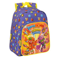 Школьный рюкзак SuperThings Guardians of Kazoom, фиолетовый / жёлтый (27 x 33 x 10 см) цена и информация | Школьные рюкзаки, спортивные сумки | pigu.lt