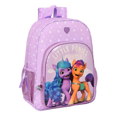 Mokyklinis krepšys My Little Pony Alyvinė (33 x 42 x 14 cm) kaina ir informacija | My Little Pony Prekės mokyklai | pigu.lt