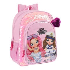 Mokyklinis krepšys Na!Na!Na! Surprise Sparkles Rožinė (32 x 38 x 12 cm) kaina ir informacija | Kuprinės mokyklai, sportiniai maišeliai | pigu.lt