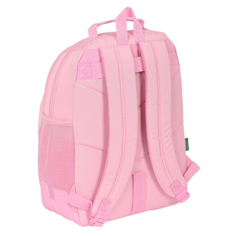 Mokyklinis krepšys Benetton Vichy Rožinė (32 x 42 x 15 cm) kaina ir informacija | Kuprinės mokyklai, sportiniai maišeliai | pigu.lt