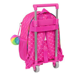 Школьный рюкзак с колесиками Rainbow High, фуксия, 28 x 34 x 10 см цена и информация | Школьные рюкзаки, спортивные сумки | pigu.lt