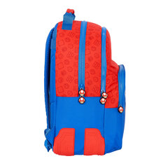 Школьный рюкзак Super Mario, красный / синий, 32 x 42 x 15 см цена и информация | Школьные рюкзаки, спортивные сумки | pigu.lt
