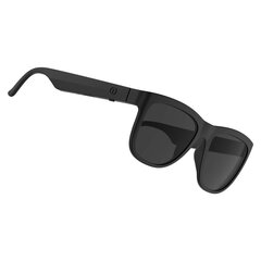 XO bluetooth sunglasses E6 black UV400 цена и информация | Легкие и мощные прозрачные защитные очки для велосипедов | pigu.lt