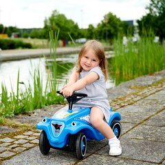 Paspiriamas automobilis - Bobby Car Police Rider, mėlynas kaina ir informacija | Žaislai kūdikiams | pigu.lt