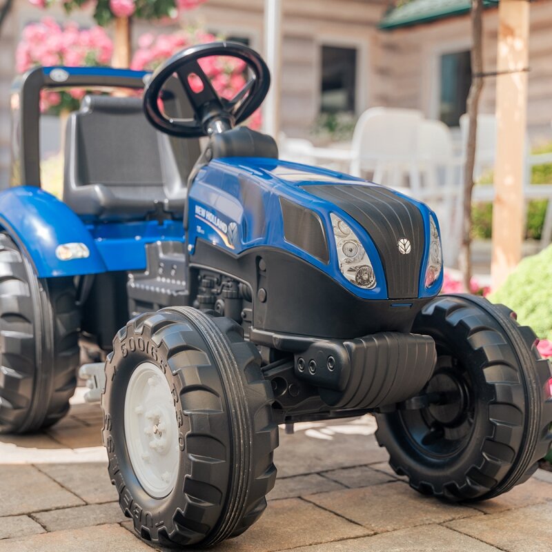 Minamas traktorius su priekaba - New Holland Large kaina ir informacija | Žaislai berniukams | pigu.lt