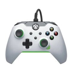 PDP Wired Controller – Neon White kaina ir informacija | Žaidimų pultai  | pigu.lt