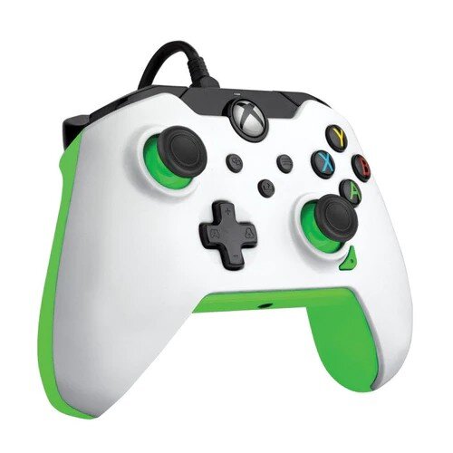 PDP Wired Controller – Neon White kaina ir informacija | Žaidimų pultai  | pigu.lt