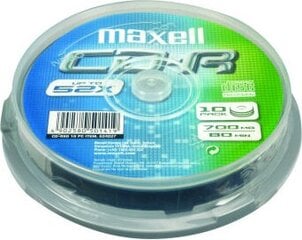 CD Maxell 10 шт. цена и информация | Виниловые пластинки, CD, DVD | pigu.lt