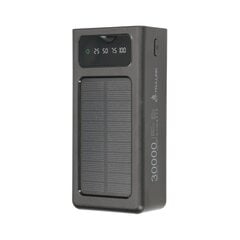 Внешний аккумулятор Extralink Solar EPB-093 30000 мАч / 4 x USB черный цена и информация | Зарядные устройства Power bank | pigu.lt