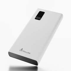 Extralink powerbank EPB-067B 10000mAh fast charging white цена и информация | Зарядные устройства Power bank | pigu.lt