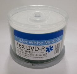 DVD Ritek DVD-R, 50 шт. цена и информация | Виниловые пластинки, CD, DVD | pigu.lt