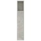 Galvūgalis-spintelė, betono pilkos spalvos, 140x18,5x104,5cm kaina ir informacija | Lovos | pigu.lt