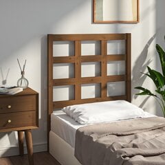 Изголовье кровати, 80,5x4x100 см, коричневое цена и информация | Кровати | pigu.lt