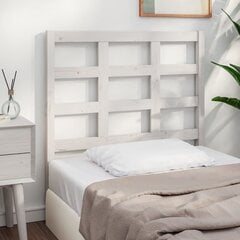 Изголовье кровати, 105,5x4x100 см, белое цена и информация | Кровати | pigu.lt