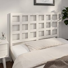 Изголовье кровати, 140,5x4x100 см, белое  цена и информация | Кровати | pigu.lt