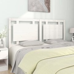 Изголовье кровати, 155,5x4x100 см, белое  цена и информация | Кровати | pigu.lt