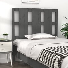 Изголовье кровати, 105,5x4x100 см, серое цена и информация | Кровати | pigu.lt