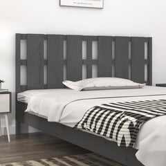 Изголовье кровати, 185,5x4x100 см, серое цена и информация | Кровати | pigu.lt
