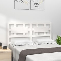 Изголовье кровати, 140,5x4x100 см, белое цена и информация | Кровати | pigu.lt