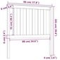 Lovos galvūgalis, pilkas, 96x6x101cm, pušies medienos masyvas kaina ir informacija | Lovos | pigu.lt