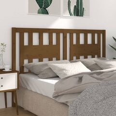 Изголовье кровати, 156x4x100 см, коричневое цена и информация | Кровати | pigu.lt